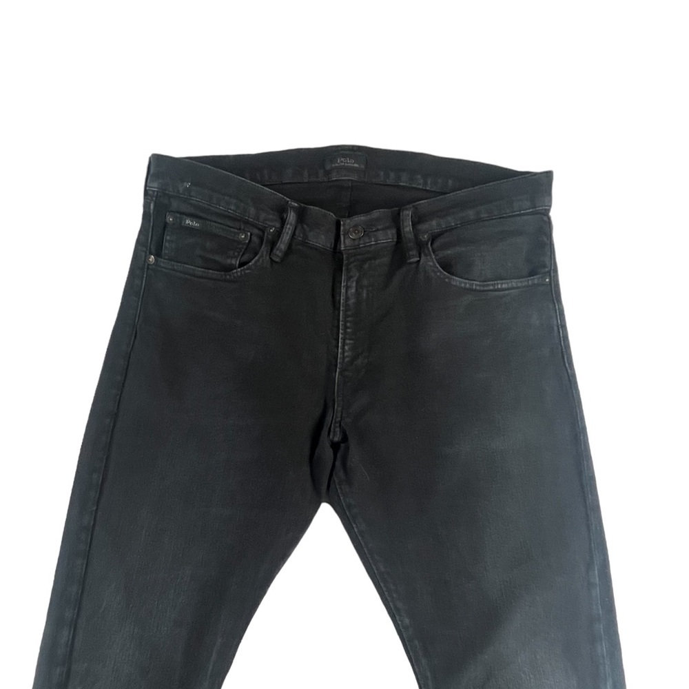 Polo Ralph Lauren Mens Jeans Black Slim Straight size 34 - 10684 - Picture 2 of 6